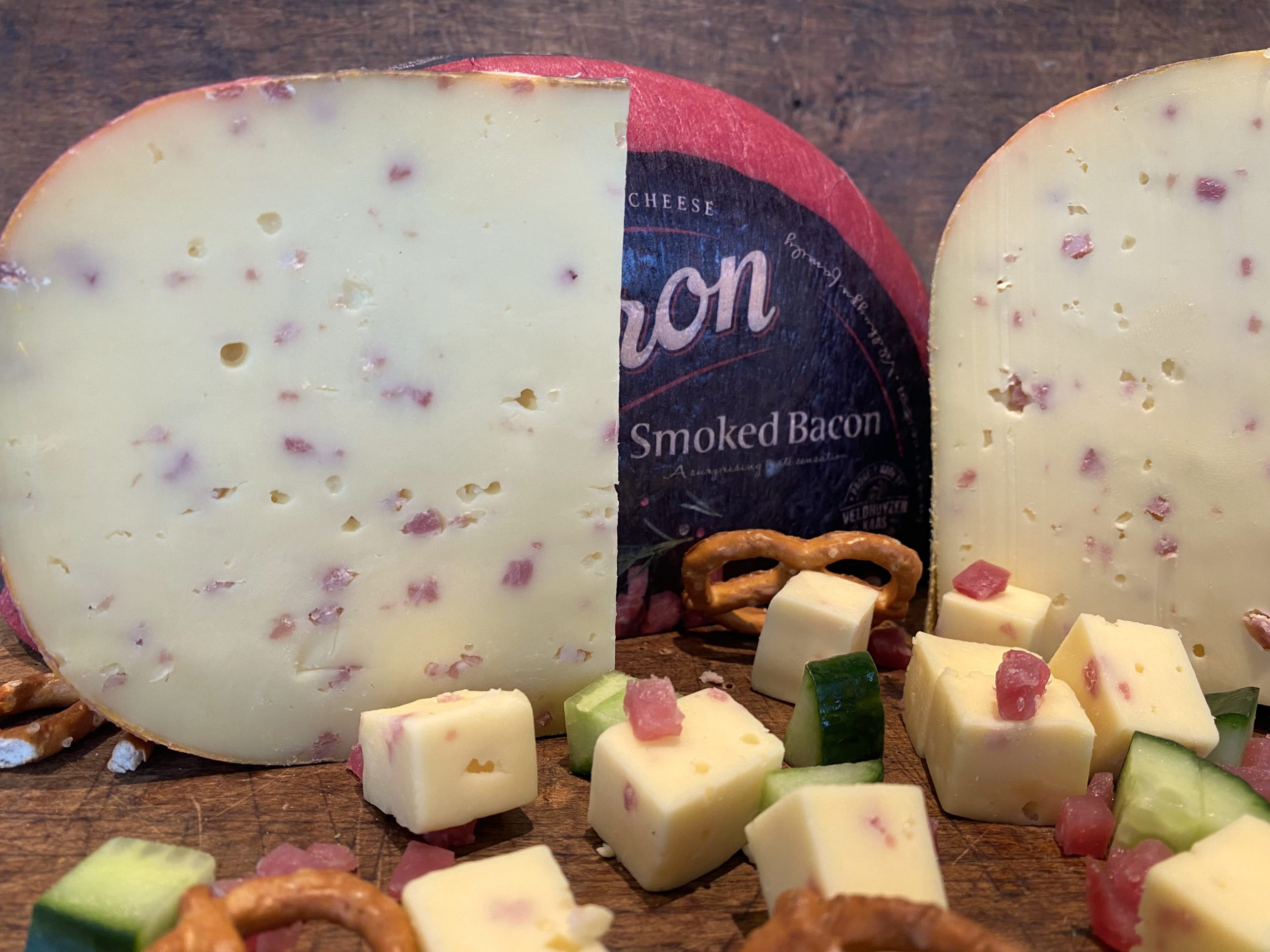 Gouda mit geräuchertem Schinken